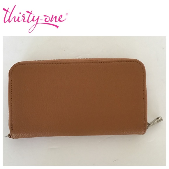 Thirty One Bags Thirty One Camel All About The Benjamins Wallet Poshmark